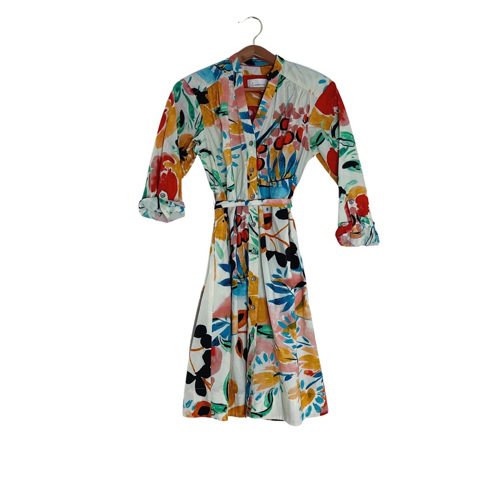 Anthropologie Floral Print Dress